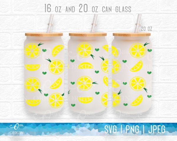 Lemonade glass can