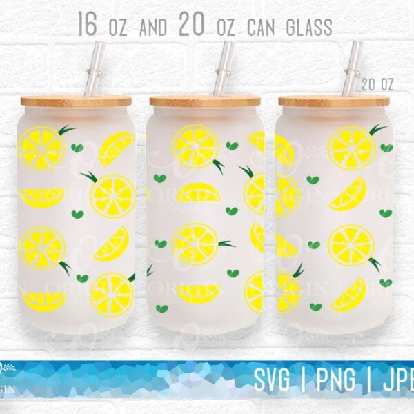 Lemonade glass can