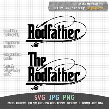 The Rodfather Logo SVG