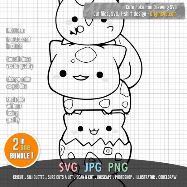 pokemon pikachu bulbasaur togepi squirtle psyduck charmander jugglypuff