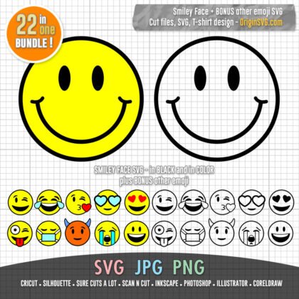 smiley face and other emoji