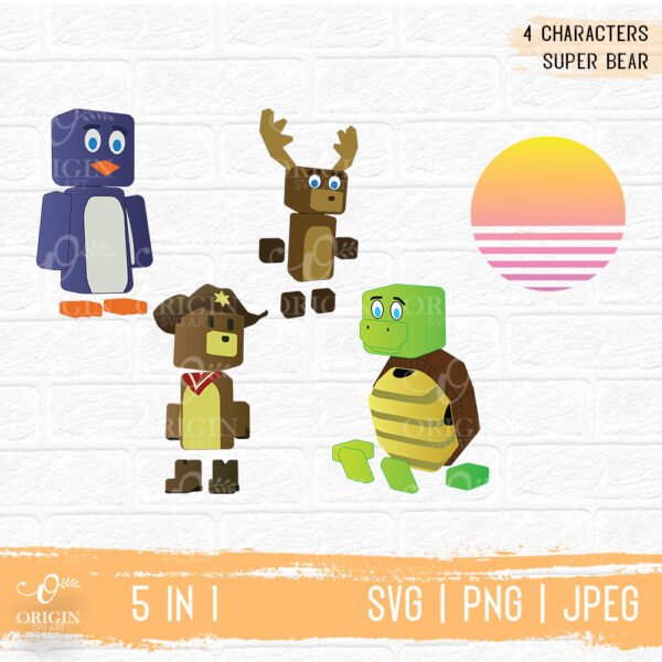 Super Bear Adventure SVG