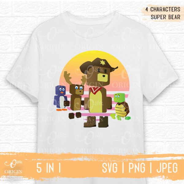 Super Bear Adventure SVG