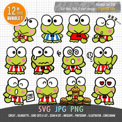 keroppi stickers 1
