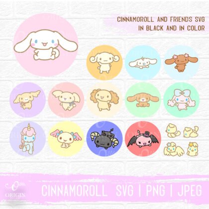 Cinnamoroll and Friends SVG