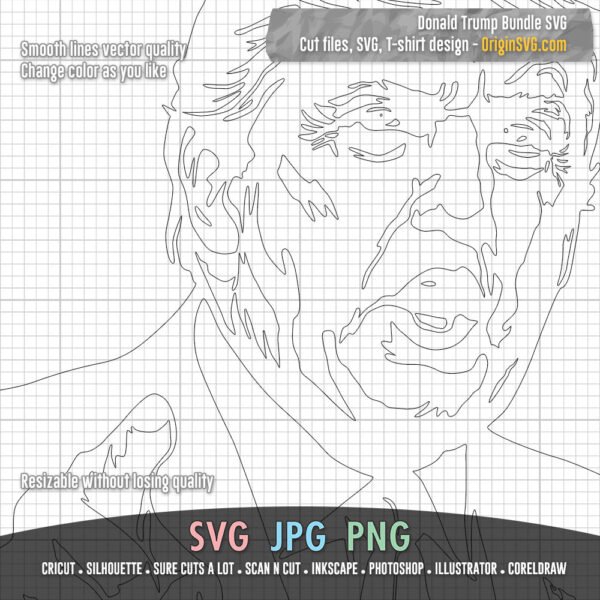 Donald Trump SVG bundle